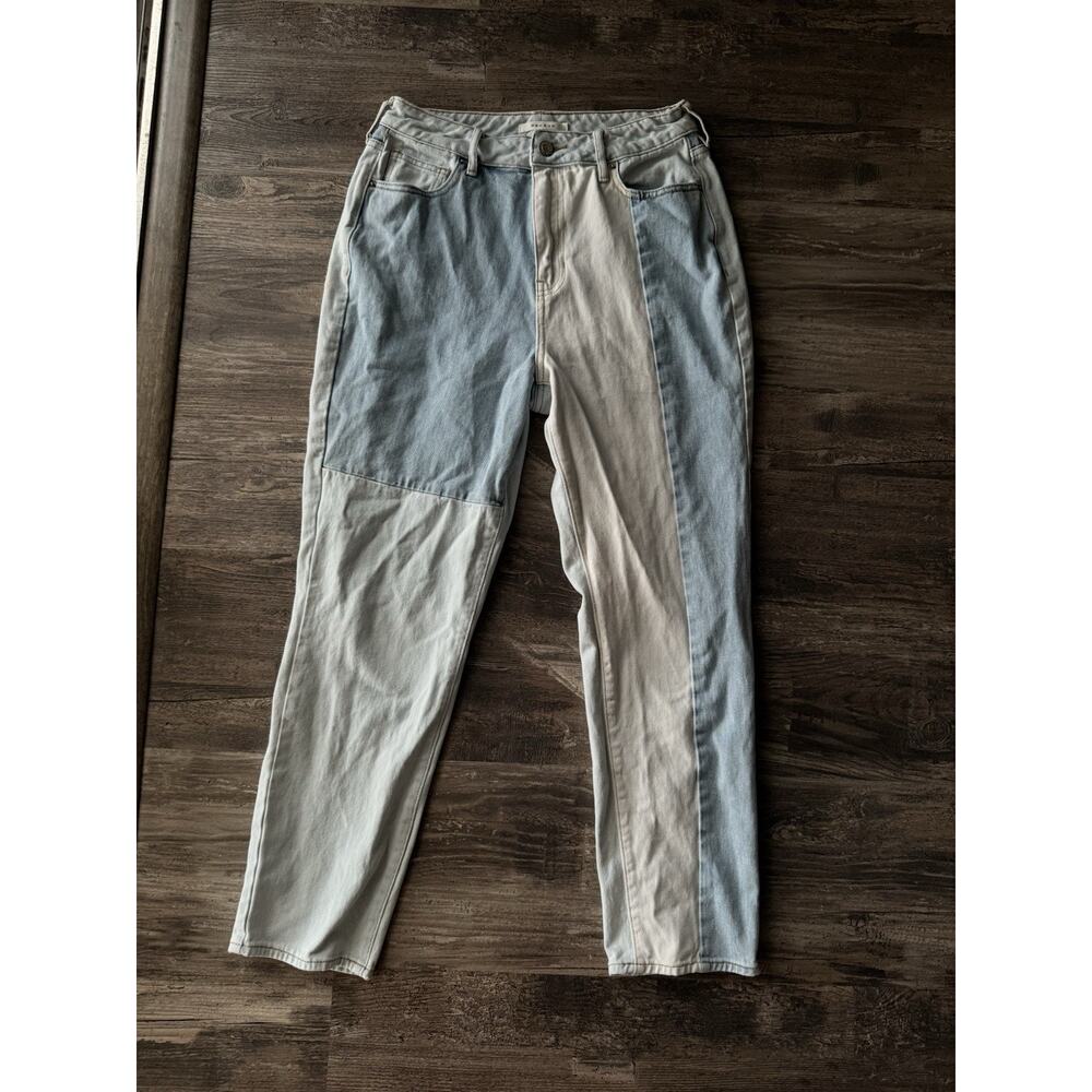 Pac Sun Mom Jeans Size 28 Patchwork Style